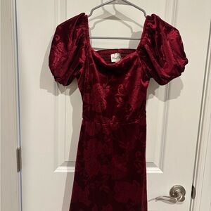 Girls Red Dress